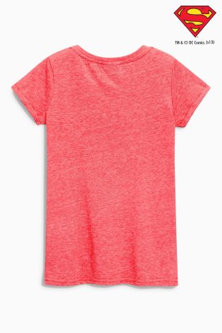 Red Supergirl T-Shirt (3-16yrs)